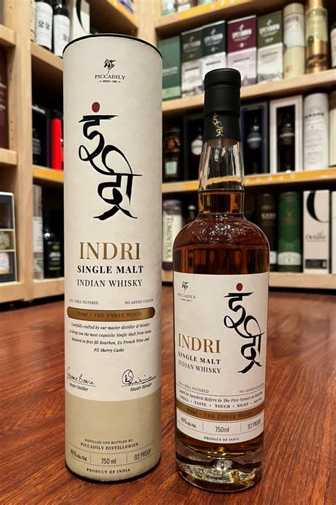 indri single malt scotch.